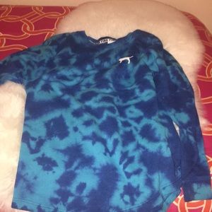 tie dye long sleeve PINK shirt